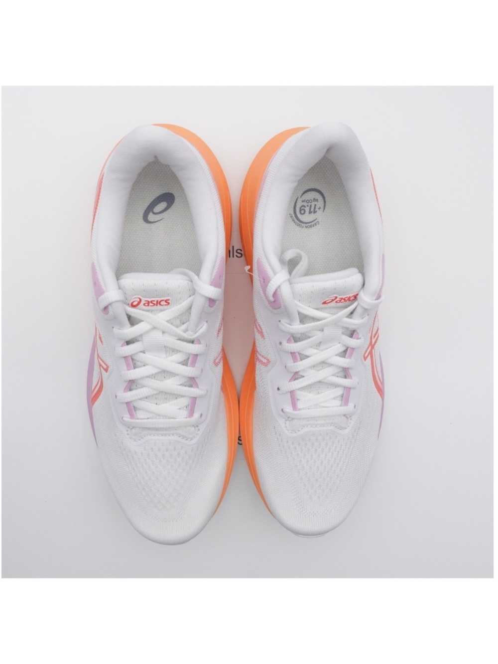 NEW Size 9.5 Women's ASICS GT-1000 13 Running Shoes 1012B663-101 White/Coral Ree - Picture 4 of 7